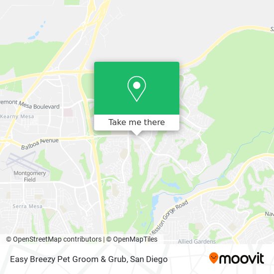 Easy Breezy Pet Groom & Grub map