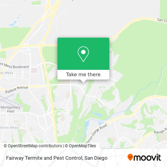 Fairway Termite and Pest Control map