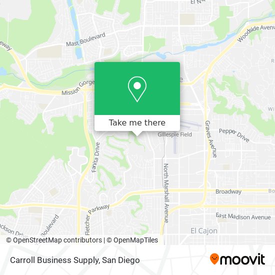 Mapa de Carroll Business Supply