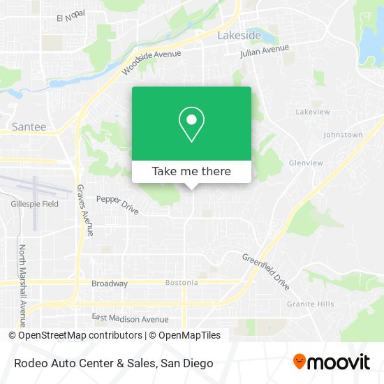 Rodeo Auto Center & Sales map