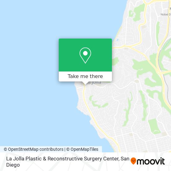La Jolla Plastic & Reconstructive Surgery Center map