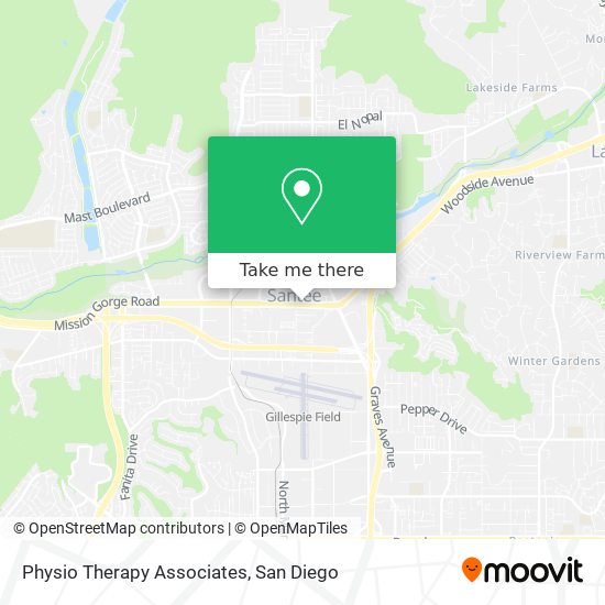 Physio Therapy Associates map
