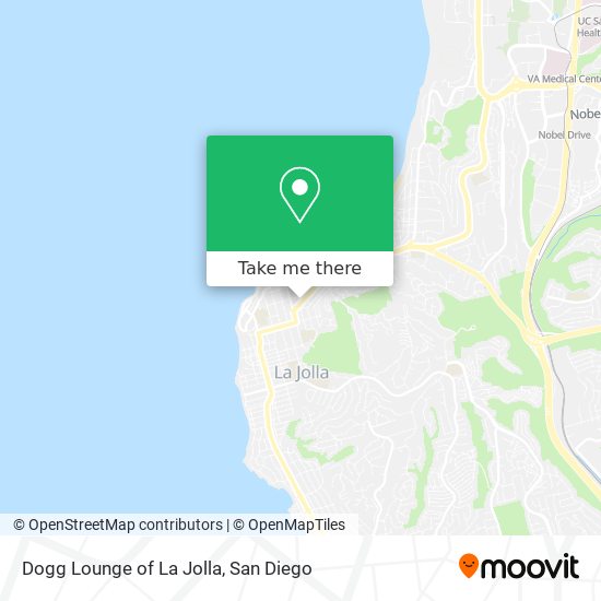 Mapa de Dogg Lounge of La Jolla