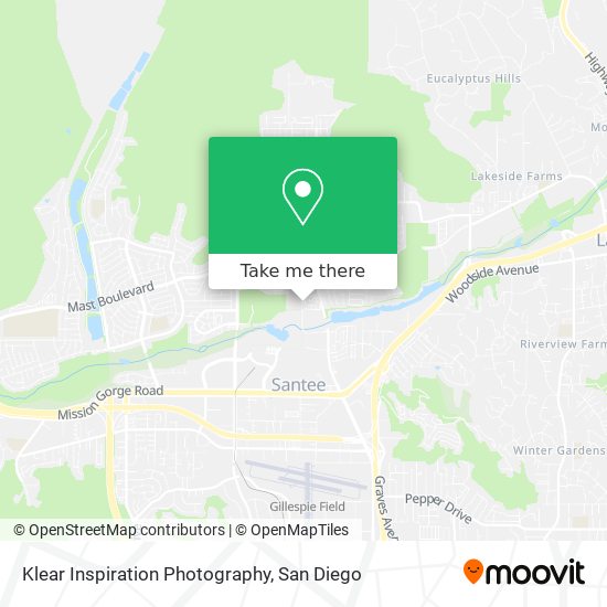 Mapa de Klear Inspiration Photography