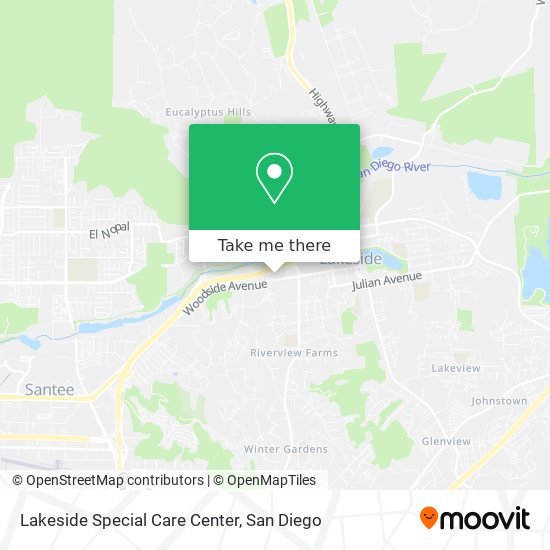 Lakeside Special Care Center map