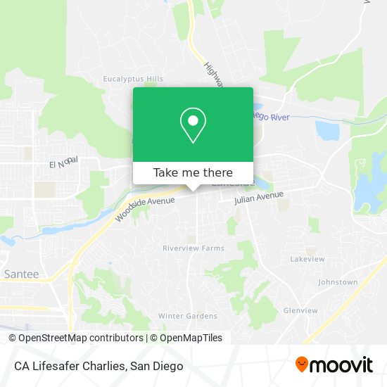 CA Lifesafer Charlies map