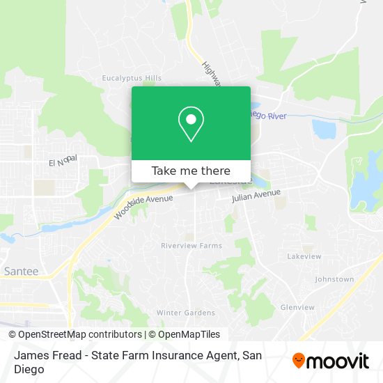 Mapa de James Fread - State Farm Insurance Agent