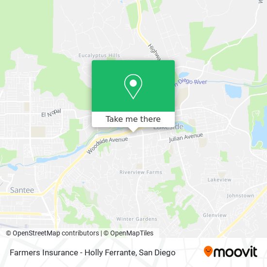 Farmers Insurance - Holly Ferrante map