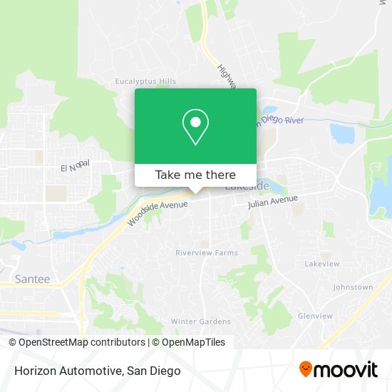 Mapa de Horizon Automotive