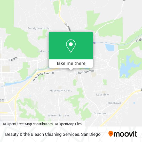 Mapa de Beauty & the Bleach Cleaning Services