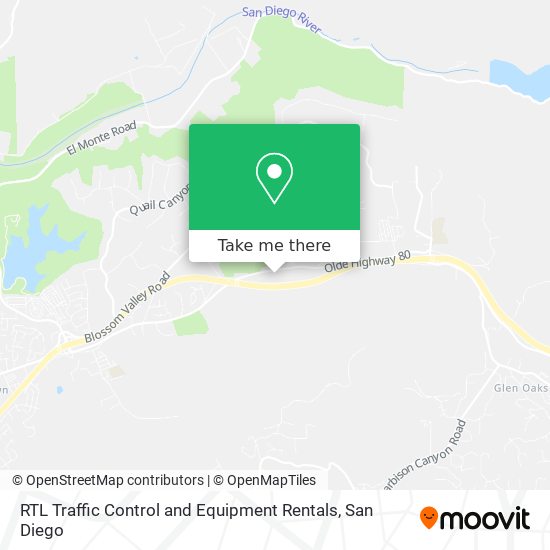 RTL Traffic Control and Equipment Rentals map