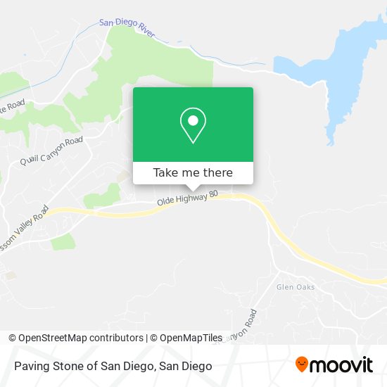 Mapa de Paving Stone of San Diego