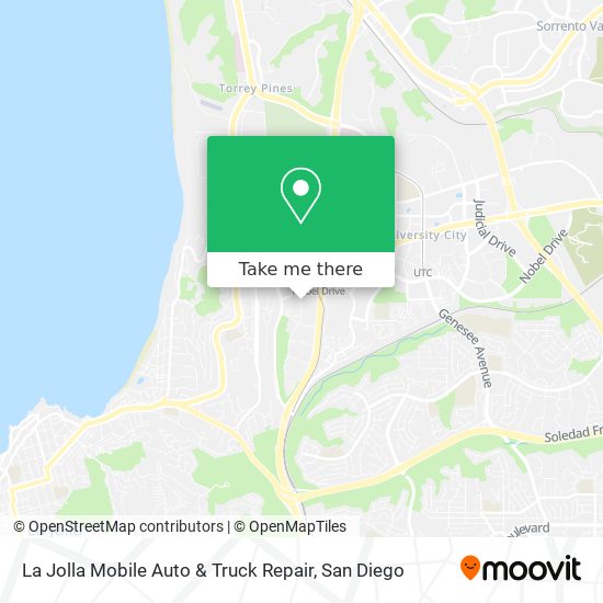 La Jolla Mobile Auto & Truck Repair map