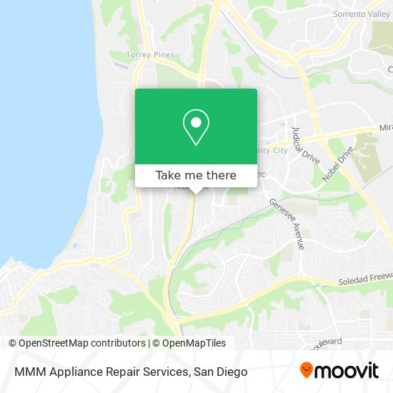 MMM Appliance Repair Services map