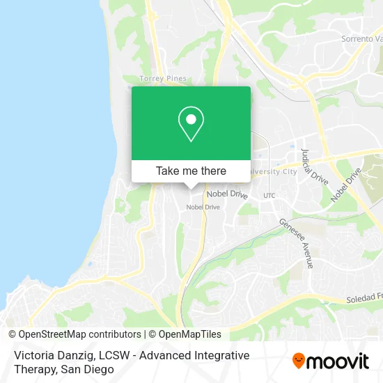 Mapa de Victoria Danzig, LCSW - Advanced Integrative Therapy