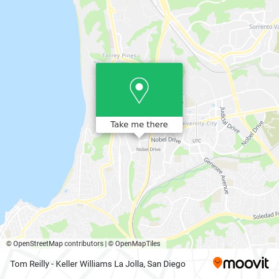 Tom Reilly - Keller Williams La Jolla map