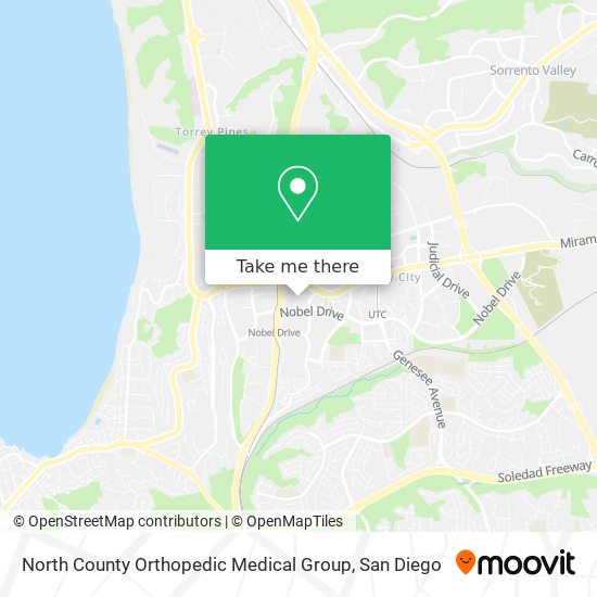 North County Orthopedic Medical Group map