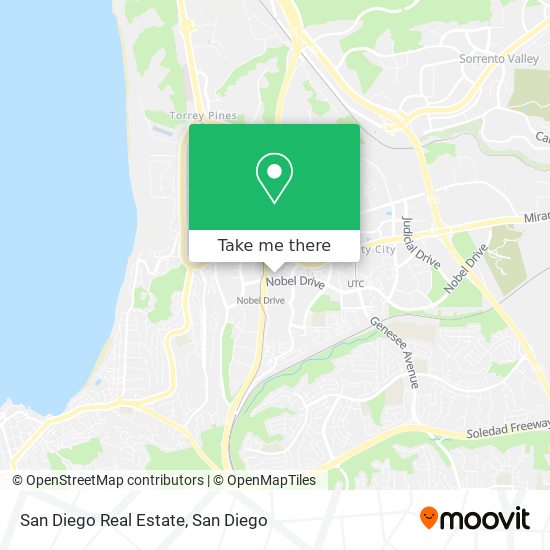 Mapa de San Diego Real Estate