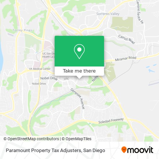 Paramount Property Tax Adjusters map