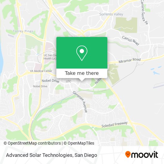 Advanced Solar Technologies map