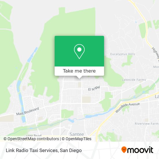 Link Radio Taxi Services map