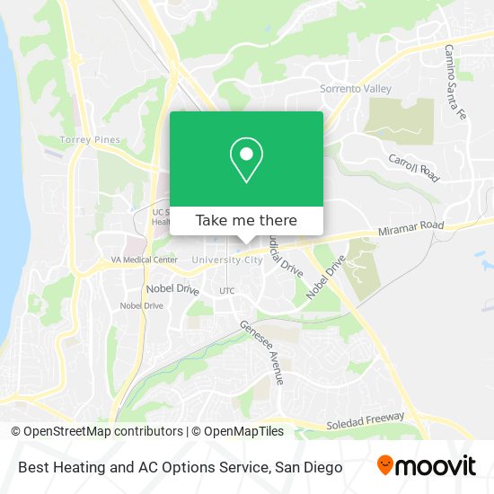 Best Heating and AC Options Service map