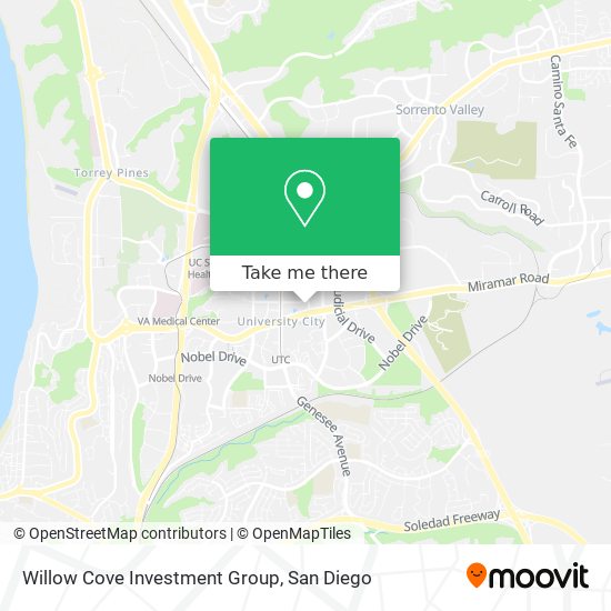 Willow Cove Investment Group map