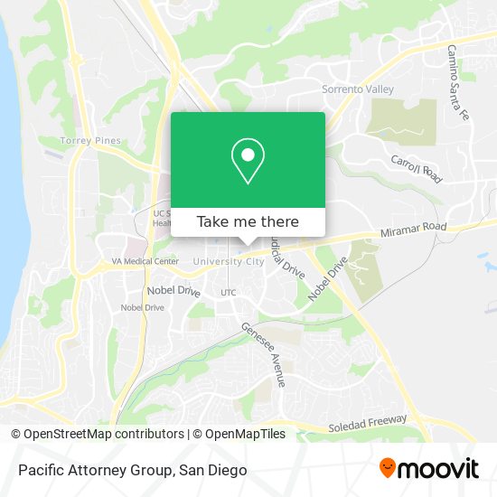 Pacific Attorney Group map