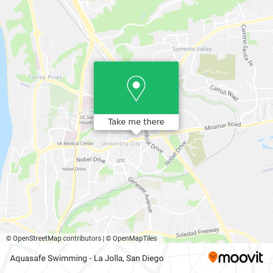 Aquasafe Swimming - La Jolla map