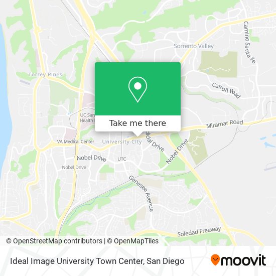 Ideal Image University Town Center map