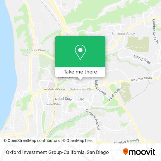 Oxford Investment Group-California map