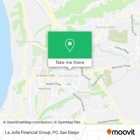 La Jolla Financial Group, PC map