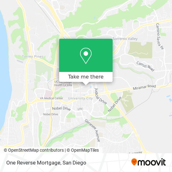 Mapa de One Reverse Mortgage