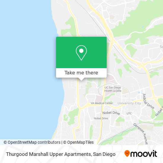 Thurgood Marshall Upper Apartments map