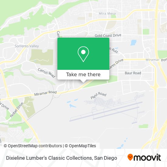 Dixieline Lumber's Classic Collections map