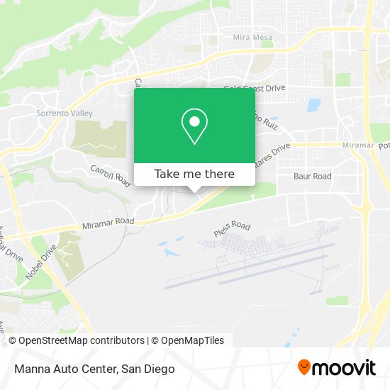 Manna Auto Center map