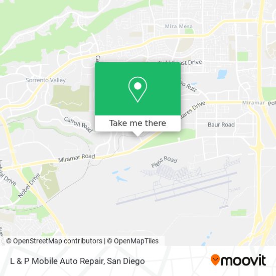 L & P Mobile Auto Repair map