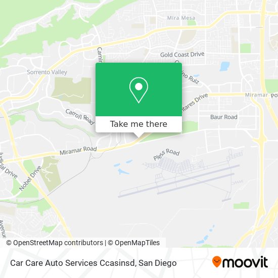 Car Care Auto Services Ccasinsd map
