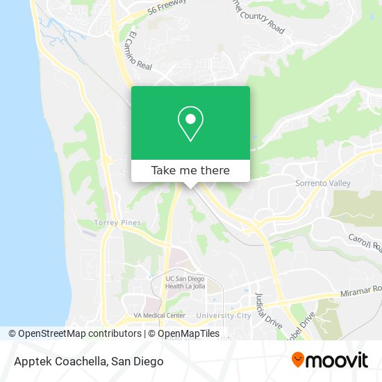 Mapa de Apptek Coachella