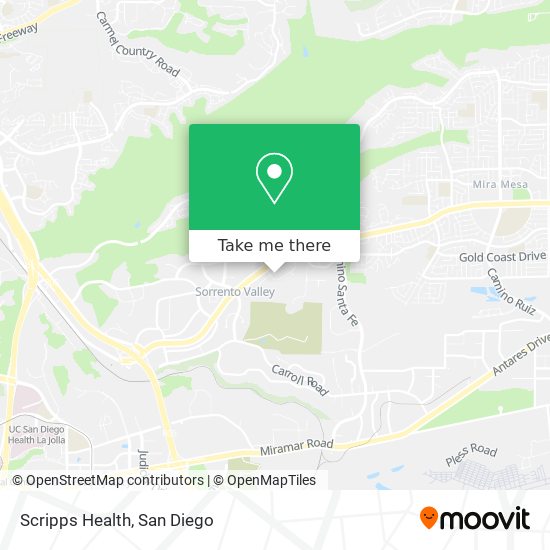 Scripps Health map