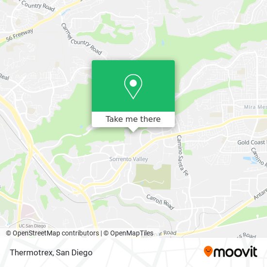 Mapa de Thermotrex