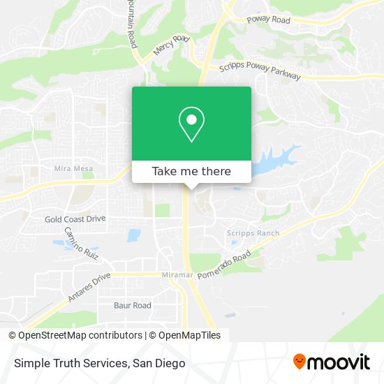 Simple Truth Services map