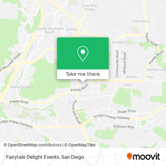 Fairytale Delight Events map