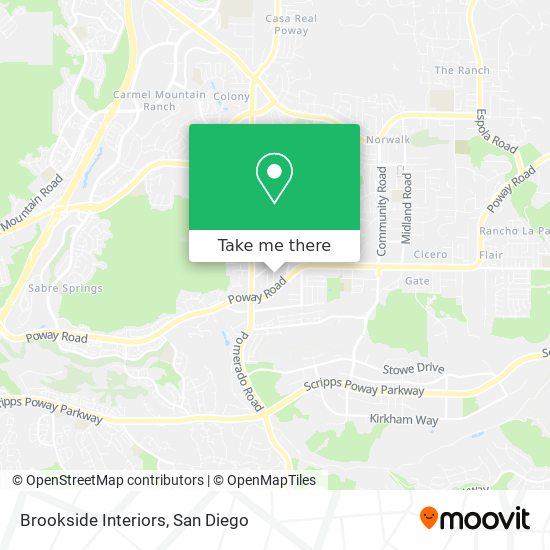 Brookside Interiors map