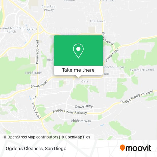 Ogden's Cleaners map