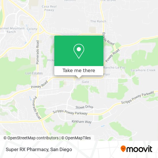Mapa de Super RX Pharmacy
