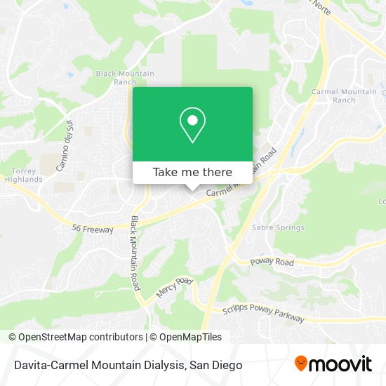 Davita-Carmel Mountain Dialysis map