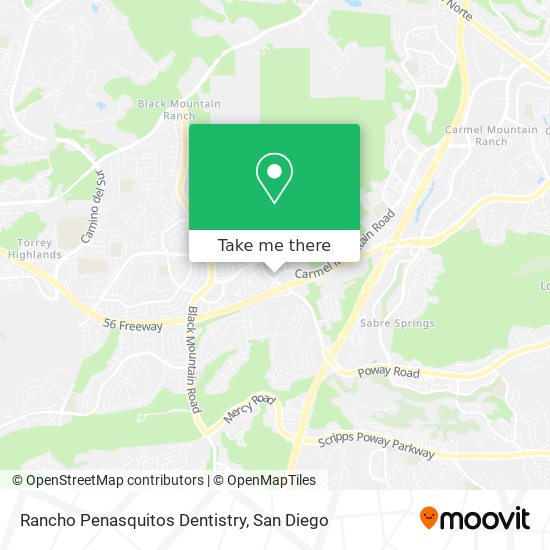 Rancho Penasquitos Dentistry map