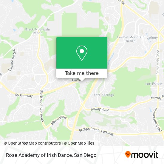 Mapa de Rose Academy of Irish Dance