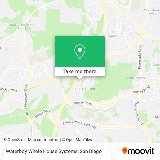 Mapa de Waterboy Whole House Systems